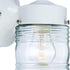 HomeRoots Outdoor Wall Light with Clear Jelly Jar Globe