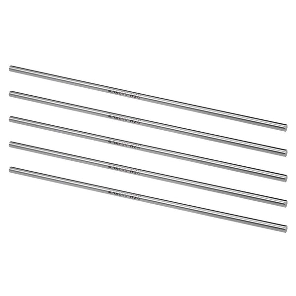 uxcell 5pcs Round Steel Metal Rods, 4.5mm x 200mm HSS Lathe Bar Stock Tool for Miniature DIY Craft
