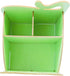 DIY Cat Storage Artwork, Green Cosmetic Collection Pen Pencil Holder Organizer for Desk