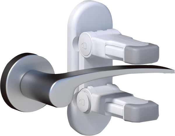 ZENTIVOR 4-Pack Door Handle Baby Proof Lock Child Proof Door Lever Lock for
