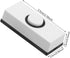 STDEV Wall Mounted Doorbell Switches With Screws Round Doorbell Push Button Replacement Hard Wiring Press Button