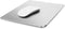 Hard Silver Aluminum Mouse Pad Mat - Ultra Thin Double Side for Gaming and Office (Small 9.05X7.08 Inch)