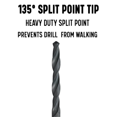 Drill America-DWDA/CX1213/32 13/32" x 12" High Speed Steel Aircraft Extension Drill Bit