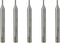 End Mill Cutter, 1/16" Cutting Dia, 1/4" Shank Dia, 4 Flutes End Mill Drill Bit - 5pcs