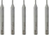 End Mill Cutter, 1/16" Cutting Dia, 1/4" Shank Dia, 4 Flutes End Mill Drill Bit - 5pcs