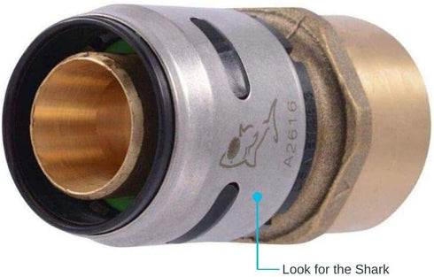 SharkBite 1/2 Inch EvoPEX Female Adapter, Push to Connect Plumbing Fitting, PEX, Model K072Z2