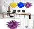 Lightingsky DIY IQ Jigsaw Puzzle Toy Lotus Flower Lamp Shade Ceiling Pendant for Room Decoration (Yellow)