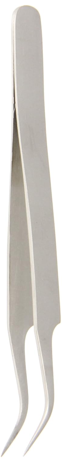 Hakko CHP 7-SA Stainless Steel Non-Magnetic Precision Tweezers, 4-1/2"