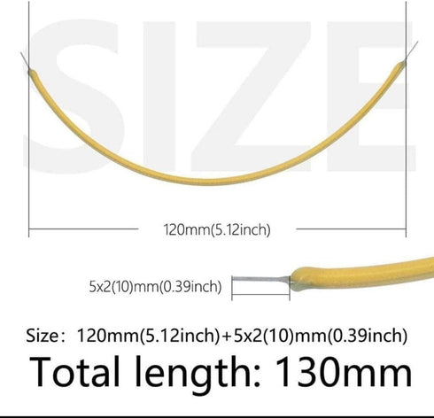 Red 130mm Edison Bulb 3v Cob LED Filament Flexible Lamp Parts Warm Light Edison Bulb Light Accessories Flexible Filament,Light Bulbs(130mm) by GANPUB