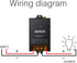 dstfuy 12V,DC 12V/24V/48V/72V/40A 984FT Remote Control Switch Relay, Wireless RF Switch with Long Range,Remote Switch