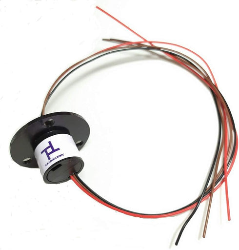 Taidacent Electrical Slip Ring Collector Ring, 3 Wires 5A 10A 15A 30A Rotary Connector Commutator.