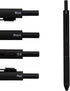 DUNBONG 4 in 1 Multicolor Pen, Metal Cased Multifunction Pen, 0.5mm Mechanical Pencil, 3 Ball Pens, 1 Count