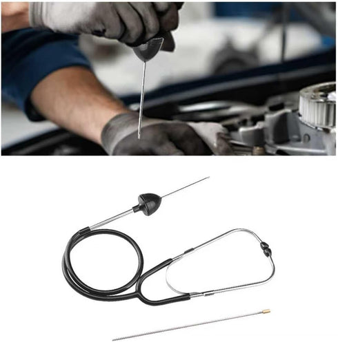 VCYOPN Car Mechanic Stethoscope, Auto Cylinder Noise Diagnostic Tool with Extended Probe, Professional