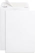 Blue Summit 100 White Catalog Envelopes - 28lb, 7 x 10 inch, Strong Self Seal, Security Tinted