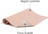 Smead Desk Pad, Vegan Leather Mat with Non-Slip Faux Suede Backing, 31.5” x 15.7” Medium, Dusty Rose (64834)