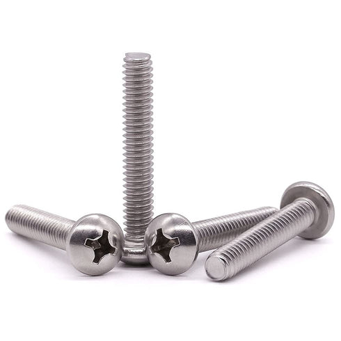 1/4-20 x 1-1/4" Pan Head Machine Screw, 304 Stainless Steel, 25 Pcs