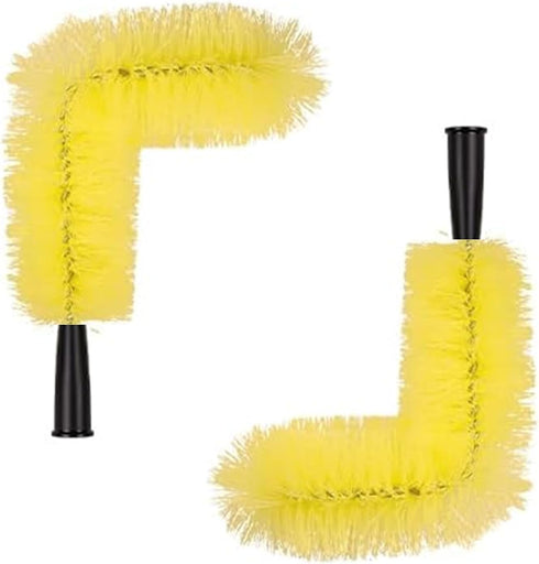 2 PCS Gutter Cleaning Replacement Brush Gutter Cleaning Brush Parts Accessories for Cleaning Leaves and Debris from The Ground