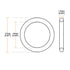uxcell Silicone O-Rings, 17mm OD 14mm ID 1.5mm Width VMQ Seal Gasket, White, Pack of 20 for Pipe Repair Compressor