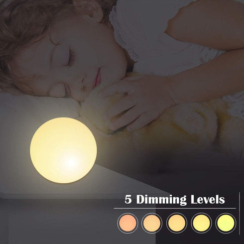 LED Ball Light, 4.7-Inch Rechargeable Mood Light, Multicolor Changing IP65 Waterproof for Indoor/Outdoor Home Party