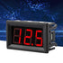 3 Wire Voltmeter DC 0-100V Mini Voltage Measuring LED Display Digital Volt Panel Meter with Reverse (Red)