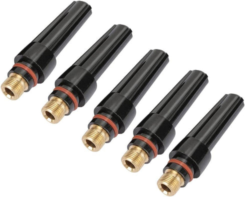 Fafeicy 15pcs Back Caps for TIG Welding Torch WP-17/18/26, High Temperature Resistance (57Y02 Long, 57Y03 Medium, 57Y04