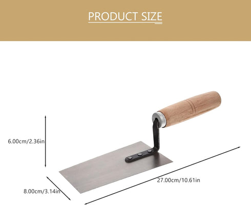 Yardwe Hand Tools 4pcs Concrete Trowel Set, Finishing Trowel, Putty Trowel, Margin Trowel for Construction