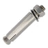 Expansion Bolts, 304 Stainless Steel External Hex Nut Expansion Screw Bolts, M8x60mm, 8Pcs