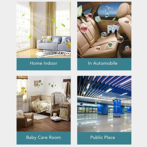 9 in 1 Air Quality Monitor, PM2.5, PM10, HCHO, CO, CO2, Temperature and Humidity Multifunctional Monitor