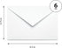 Little Notes by Comptime (24 Rocket & Space Thank You Cards Foldover Cards and Envelopes) Kids Thank You Cards