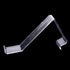caralin Closet L Shaped Shoe Tray Clear Shoes Ract Stand Shelf Display Rack for Home Bedroom Dormitory Storage Holder