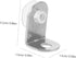Angoily Stainless Steel Corner Brackets for Shelves Heavy Duty Brackets for Glass and Support of Durable Angle Braces