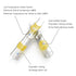 Sopoby 250PCS Solder Seal Wire Connectors, Waterproof Self-Solder Heat Shrink Butt Splice Terminals for Automotive (7