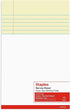 5 8, 50 36/Carton STAPLES Notepads, x Narrow Ruled, Canary, Sheets/Pad