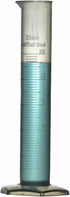 Graduated Measuring Cylinder Polypropylene Plastic, 25ml, 1