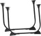 NUOBESTY 2pcs Foldable Hairpin Metal Table Legs Heavy Duty Folding Furniture Legs