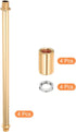 8 Inch M10 4 Set MECCANIXITY Lighting Downrod, Long Threaded Extension Rod Lighting Fixtures for Pendant Light Island