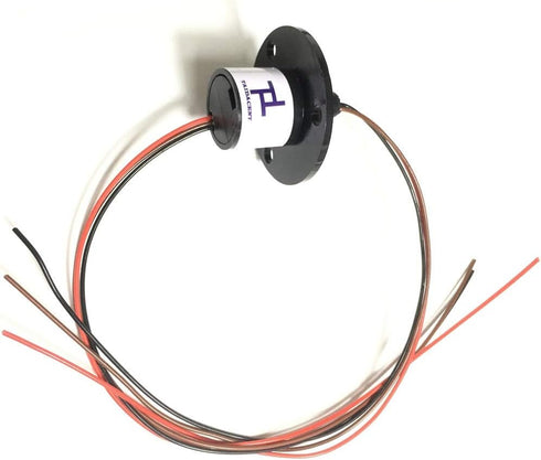 Taidacent Electrical Slip Ring Collector Ring, 3 Wires 5A 10A 15A 30A Rotary Connector Commutator.
