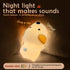7 3 S NMT Cute Dog Silicone Night Light for Kids Room, Colors Changing Nursery Sleeping Lamp, Level Brightness Beside