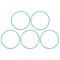 uxcell Fluorine Rubber O-Rings, Pack of 5 FKM Seal Gasket for Machinery Plumbing, 73mm OD 69.2mm ID 1.9mm Width, Green