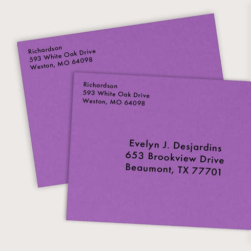 LUXPaper 4Bar A1 Invitation Envelopes - Peel & Press, Grape Purple, 50 Qty