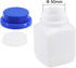 uxcell 2pcs Plastic Lab Chemical Reagent Bottle 450ml/15.2oz Wide Mouth Translucent Liquid Storage Container