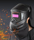 YCD 2 Set Piece Welding Helmet FR Cotton Front Bib & Rear Extended Hood with Press-In Seal, Full Protection, Fits Most