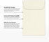 LUXPaper #1 Coin Envelopes | 50 Qty | 2 1/4" x 3 1/2" | Natural | 80lb. Text