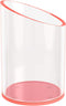 Pen Holder for Desk Organizer, Neon Pink Acrylic Makeup Brush and Sanitizer Holder for Office, Home, School