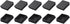 METALLIXITY Square Tube End Cap(60 x 60mm) 10Pcs, Plastic Plugs Insert End