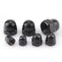 sotoolstop 5/16-18" 18-8(304), 10Pcs-Pack Black Acorn Cap Nuts, Acorn Nut Stainless Steel