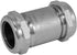 Eastman 5 Inch Long Pattern Compression Coupling, 1-1/2 Inch IPS, Galvanized Steel, Model EZ-20570