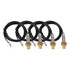ATO M12 Inductive Proximity Sensor Switch: 4Pcs Non-Shield Detector 4mm NPN Normally Open Approach Sensor Directly