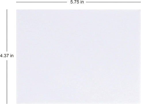 Office Depot Invitation Envelopes, 4 3/8in. x 5 3/4in., White, Pack Of 100, 12033 by Office Depot