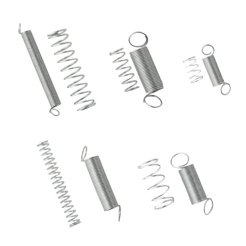 WMYCONGCONG 200 PCS Zinc Plated Compression and Extension Springs Replacement Kit for Shop and Home Repairs